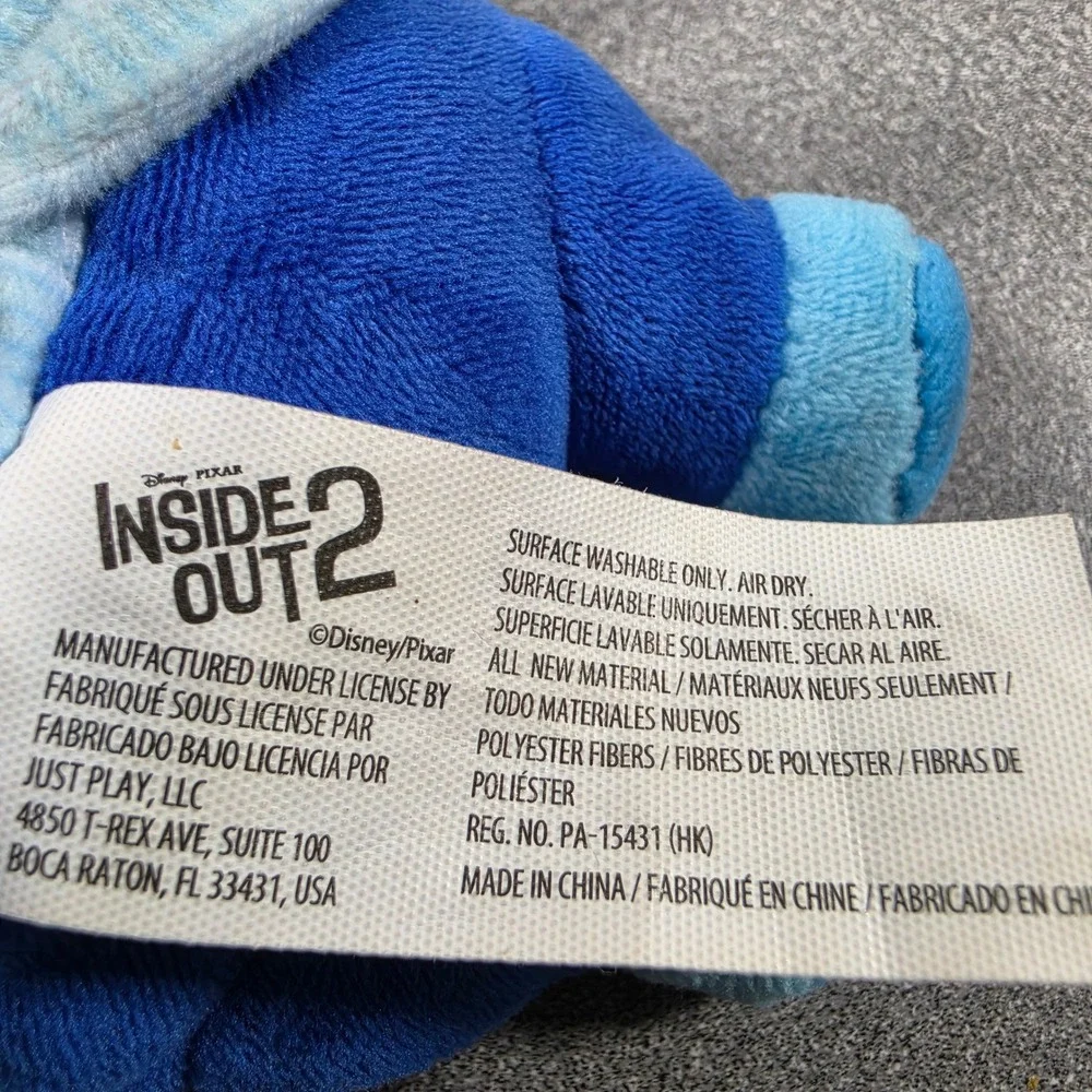 Disney Inside Out 2 Plush Set Sadness & Anxiety Excellent Just Play